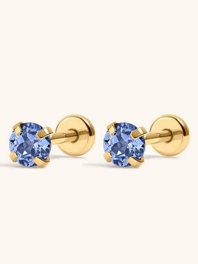 Maison Miru Sapphire Nap Earrings